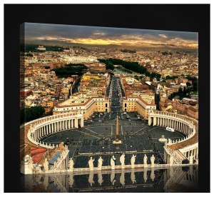 Obraz obrazy na ścianę miasto uliczka most 100x75