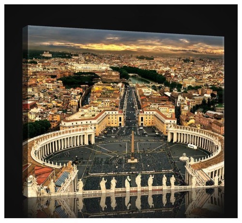 Obraz obrazy na ścianę miasto uliczka most 100x75