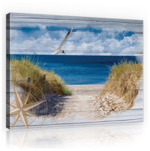 Obraz na ścianę obrazy obrazki plaża morze 100x75