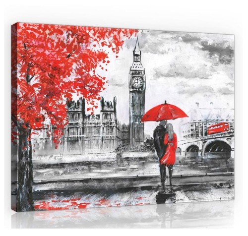 Obraz obrazy na ścianę miasto Londyn most 100x75