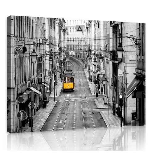 Obraz obrazy na ścianę miasto uliczka most 100x75