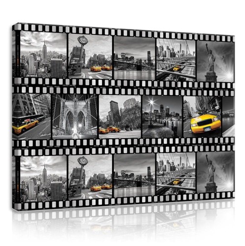 Obraz obrazy na ścianę miasto most rzeka 100x75