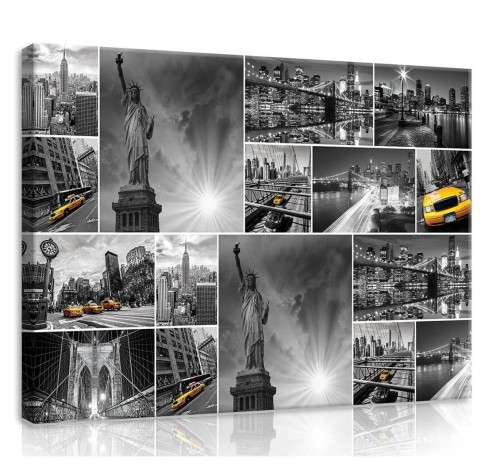 Obraz obrazy na ścianę miasto uliczka most 100x75