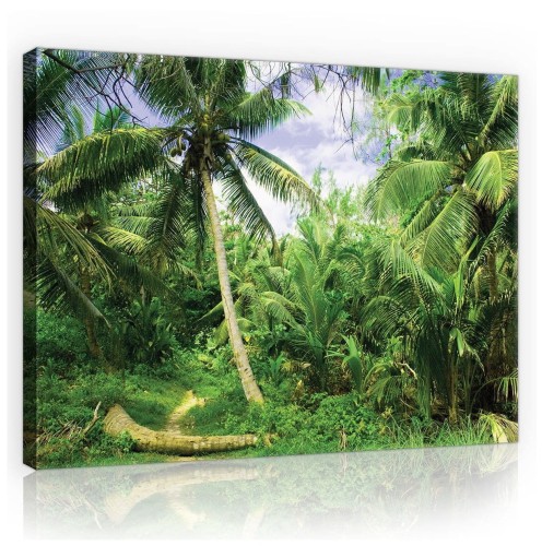 Obraz na ścianę obrazy obrazki plaża palmy 100x75