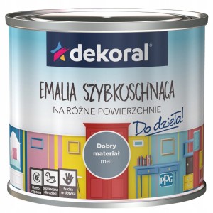 Farba akrylowa do drewna, do mebli Dekoral 0,5 l Dobry Materiał mat