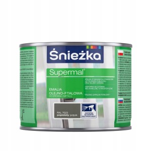 Farba Emalia olejno-ftalowa Śnieżka Supermal Popielaty 0,2 l
