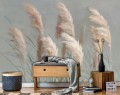 FOTOTAPETA jak malowany obraz TRAWY palmy +KLEJ GRATIS