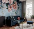 FOTOTAPETA na flizelinie kolorowe KWIATY kwiat + KLEJ GRATIS