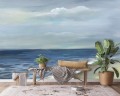 FOTOTAPETA na flizelinie malowany obraz MORZE ocean + KLEJ GRATIS