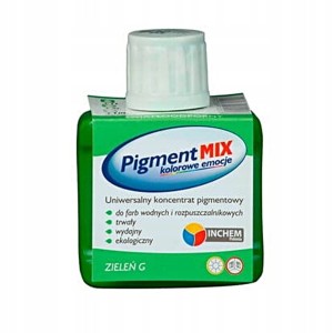 Pigment barwiący do farb Inchem 0,08 l zieleń G mat