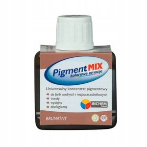Pigment barwiący do farb Inchem Polonia 0,08 l brunatny mat