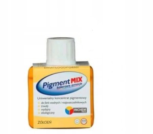 Pigment barwiący do farb Inchem 0,08 l żółcień mat