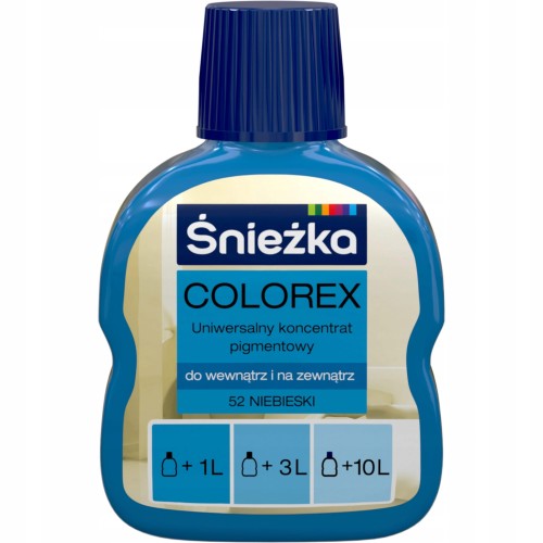 Pigment barwiący pigment Śnieżka 0,1 l 52 niebieski mat