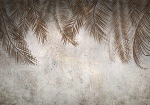 Fototapeta na ścianę LIŚCIE PALMY efekt 3D PIÓRA flizelina + KLEJ