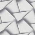 Tapeta ścienna 3D zmywalna oryginalny wzór szalona geometria szary brokat