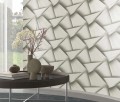 Tapeta ścienna 3D zmywalna oryginalny wzór szalona geometria szary brokat