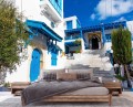 FOTOTAPETA na flizelinie Wyspa Santorini Grecja morze niebo + klej gratis