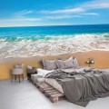 FOTOTAPETA na flizelinie ocean FALE morze PLAŻA niebo RELAKS + klej gratis