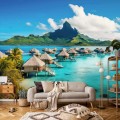 FOTOTAPETA na flizelinie MALEDIWY ocean morze plaża niebo + klej gratis