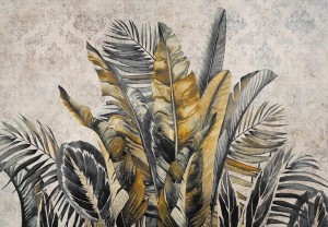 FOTOTAPETA na flizelinie LIŚCIE palmy listki piękne rośliny + klej gratis