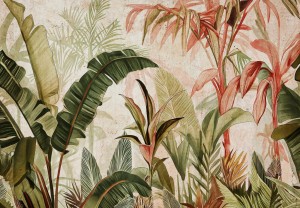 FOTOTAPETA piękne LIŚCIE BANANOWCA dźungla PALMY +klej gratis