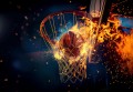 FOTOTAPETA 3D młodzieżowa KOSZYKÓWKA BASKETBALL +klej gratis