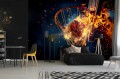 FOTOTAPETA 3D młodzieżowa KOSZYKÓWKA BASKETBALL +klej gratis