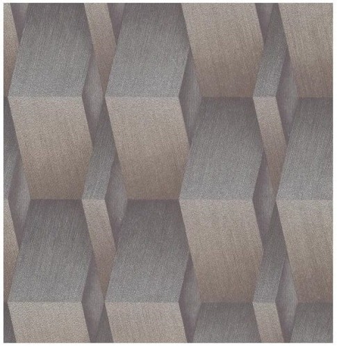 Tapeta 3d winylowa geometryczna miedź grafit metal