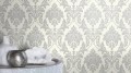 Tapeta ścienna zmywalna dekoracyjna z klasycznym ornamentem flizelina
