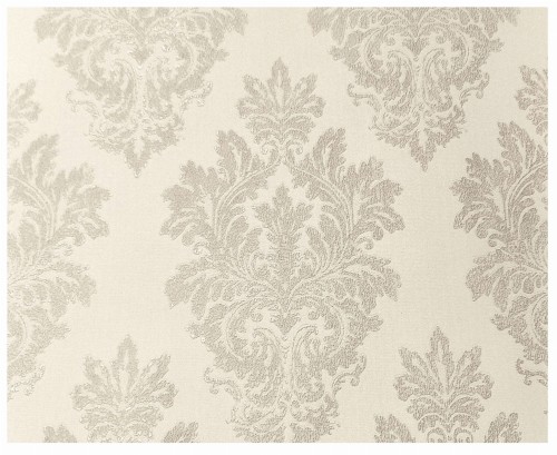 Tapeta winylowa na flizelinie imitacja tkaniny z eleganckim ornamentem