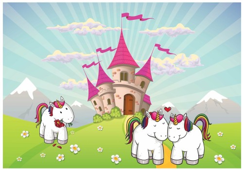 Fototapeta dla dzieci kucyki fototapety