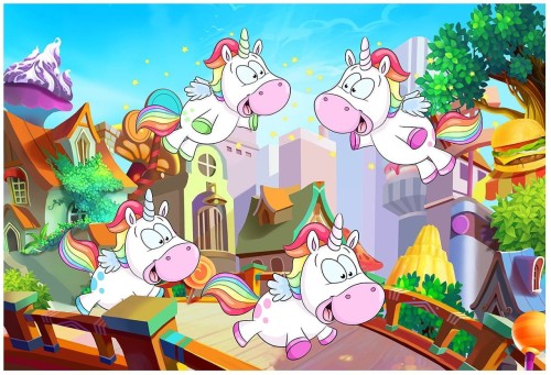 Fototapeta dla dzieci kucyki fototapety