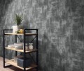 Tapeta na ścianę imitacja surowego loftowego betonu z metaliczną poświatą
