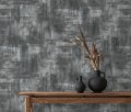 Tapeta na ścianę imitacja surowego loftowego betonu z metaliczną poświatą