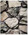 Tapeta winylowa na ścianę 3D zmywalna naturalny kamień mur beż złoto
