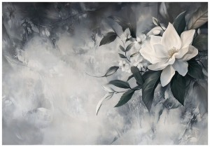 FOTOTAPETA LIŚCIE na flizelinie kwiat KWIATY fototapety na ścianę + KLEJ