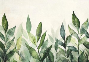 FOTOTAPETA LIŚCIE na flizelinie DO SALONU SYPIALNI fototapety na ścianę