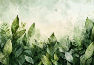 FOTOTAPETA LIŚCIE na flizelinie DO SALONU SYPIALNI fototapety na ścianę