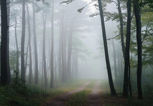 FOTOTAPETA LAS drzewa na flizelinie DO SALONU SYPIALNI fototapety na ścianę