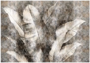 FOTOTAPETA LIŚCIE na flizelinie duże PIĘKNE LIŚCIE fototapety + klej