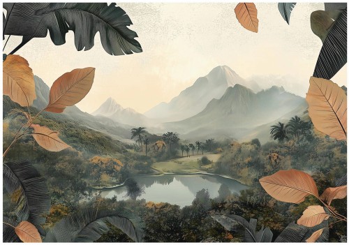 FOTOTAPETA LAS góry na flizelinie PIĘKNY WIDOK fototapety na ścianę + klej