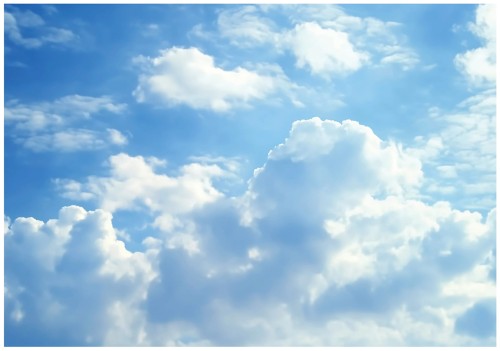 FOTOTAPETA niebo CHMURY na flizelinie PIĘKNY WIDOK fototapety na ścianę