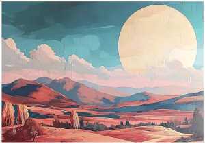 FOTOTAPETA LAS góry na flizelinie PIĘKNY WIDOK fototapety na ścianę + klej