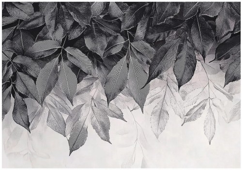 Fototapeta liście 3D EFEKT NOWOCZESNA elegancka salon sypialnia SUPER EFEKT