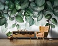 Fototapeta liście 3D EFEKT NOWOCZESNA elegancka salon sypialnia SUPER EFEKT