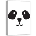 Obraz na płótnie obraz na ścianę panda czarno biały minimalistyczny