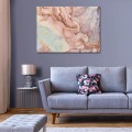 Obraz na płótnie obraz na ścianę różowy niebieski złoty marmur 100 x 75