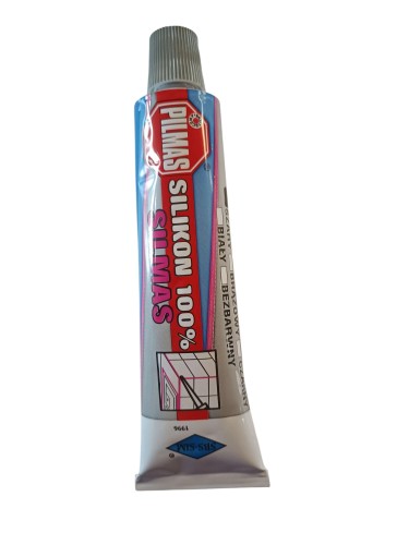 PILMAS silikon profesjonalny sanitarny 100% 80 ml kolor szary