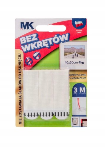 Rzep samoprzylepny montażowy MK 3 szt. 4000 g