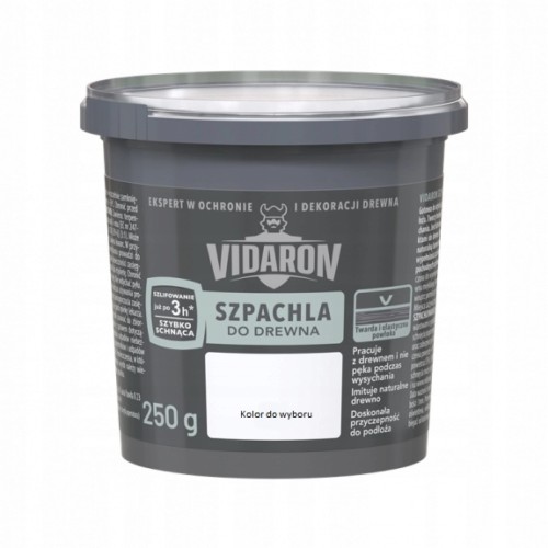 Szpachla do drewna Vidaron 250 g biała